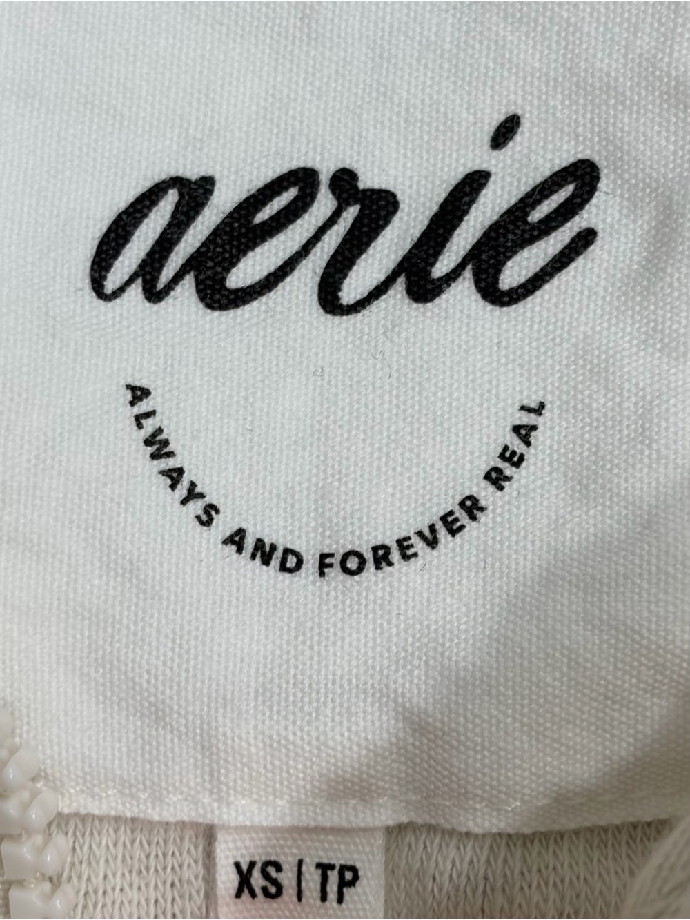aerie So Soft Cream Half-Zip Fleece Pullover (XS) - Picture 3 of 10